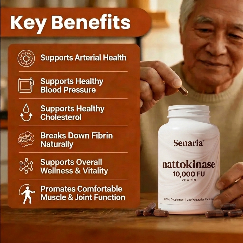 Senaria® Nattokinase 10,000 FU Capsules