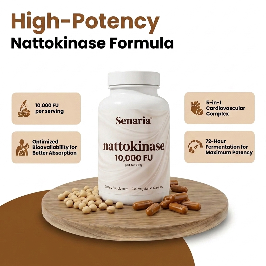 Senaria® Nattokinase 10,000 FU Capsules