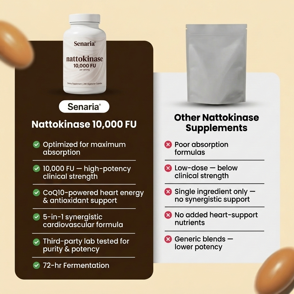 Senaria® Nattokinase 10,000 FU Capsules