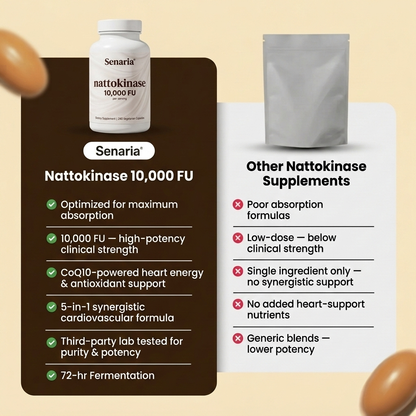 Senaria® Nattokinase 10,000 FU Capsules
