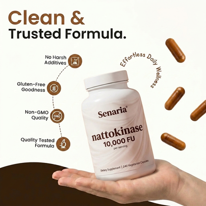 Senaria® Nattokinase 10,000 FU Capsules