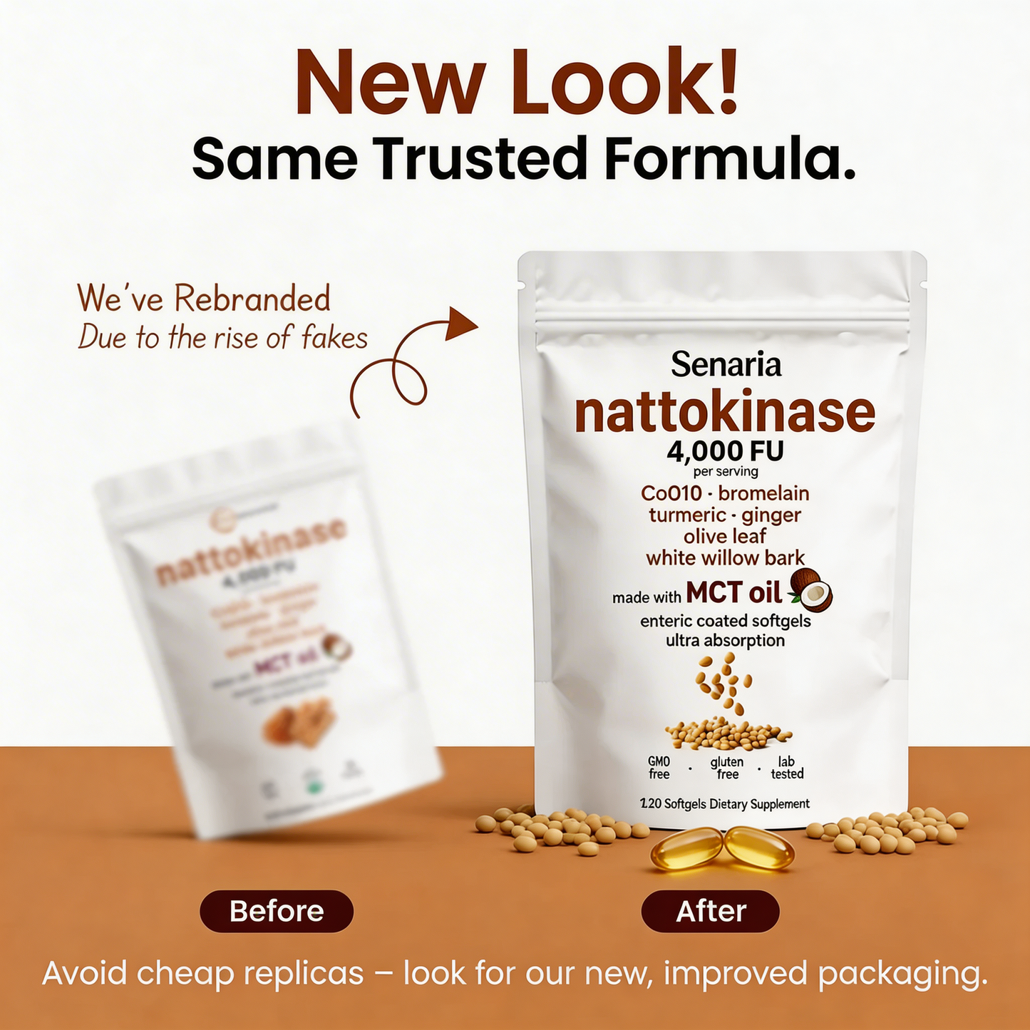 Nattokinase Arterial Support - 4,000 FU Enteric Coated Softgels
