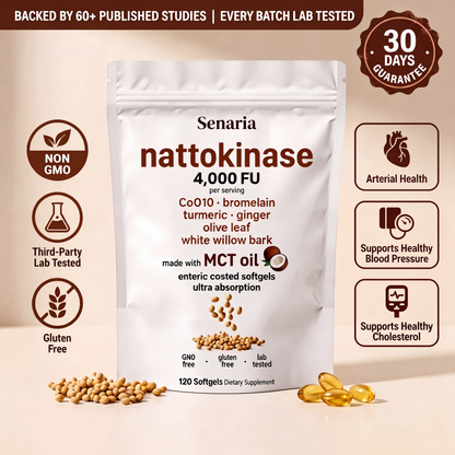 Nattokinase Arterial Support - 4,000 FU Enteric Coated Softgels