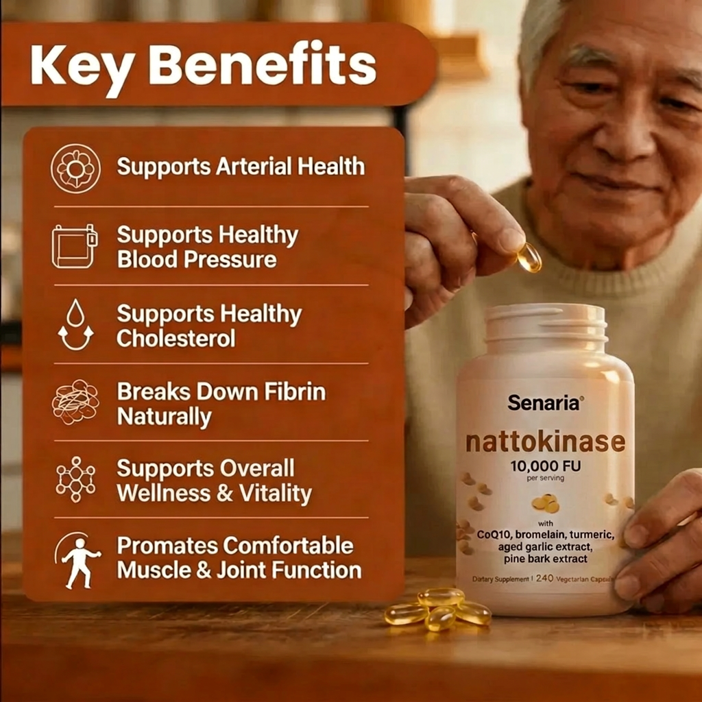 Senaria® Nattokinase 10,000 FU Capsules