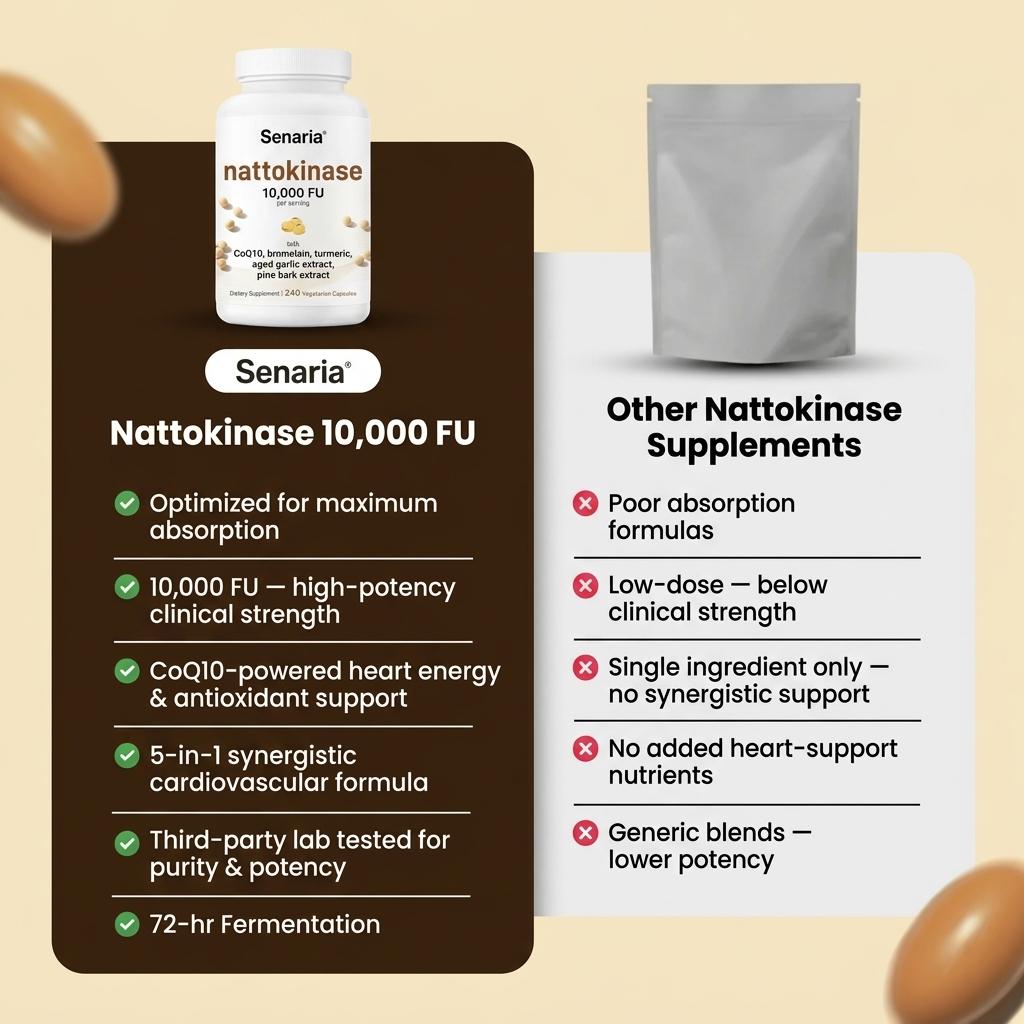 Senaria® Nattokinase 10,000 FU Capsules