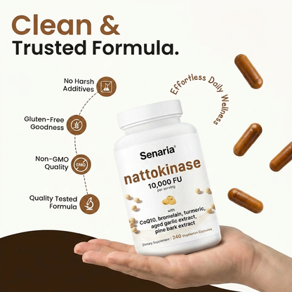 Senaria® Nattokinase 10,000 FU Capsules