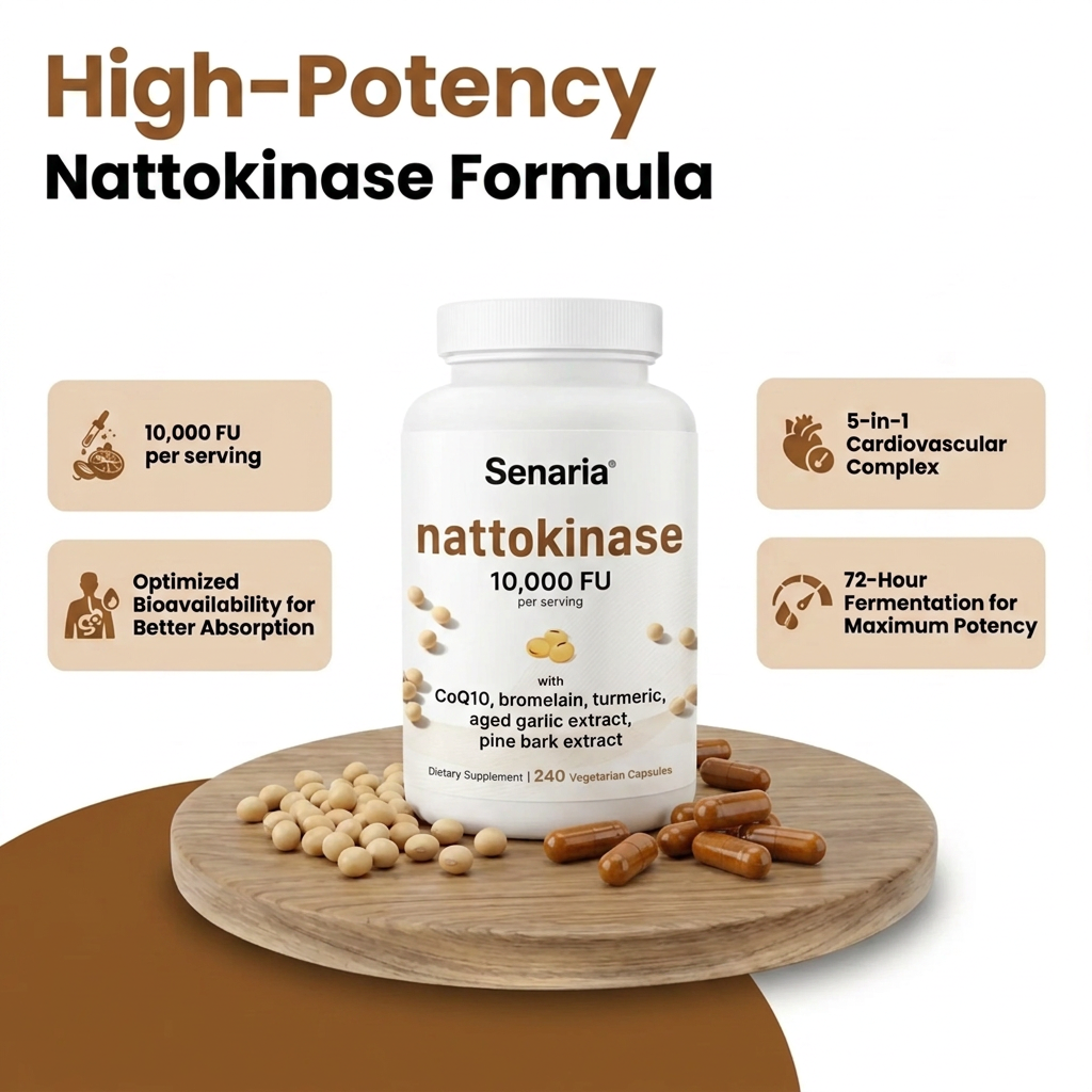 Senaria® Nattokinase 10,000 FU Capsules